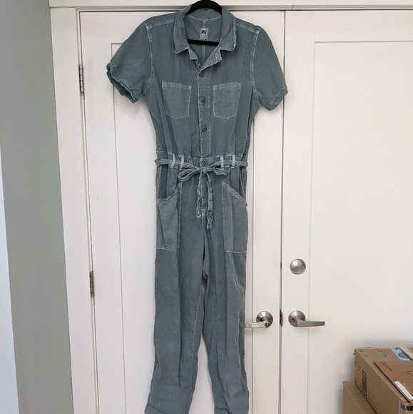 NSF Macy Belted Jumpsuit - Picture 2 of 11